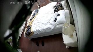 8-7酒店偷拍新房型 大学生入住俊男美女激情，插而不射，操逼最高境界