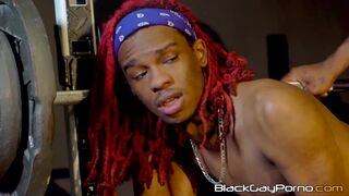 Black jock Dreezy Long is up to no good again as he seduces his bicurious friend Per