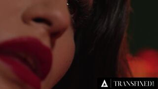 TRANSFIXED - Trans Lesbian Zariah Aura RAW DOGGY Fucks PAWG Photographer Tommy King