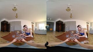 We Give Up on the Puzzle for a Creampie - Virtual Real Porn