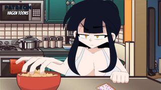 Hagen Toons animated boobs milk