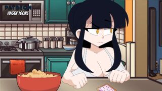 Hagen Toons animated boobs milk