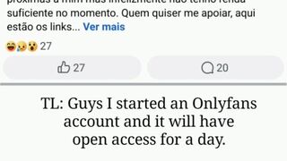 Alice Szarin abriu um onlyfans