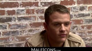 MaleIcons.com - Horny captain Rob bangs his huge dick into Brandon's tight hole with