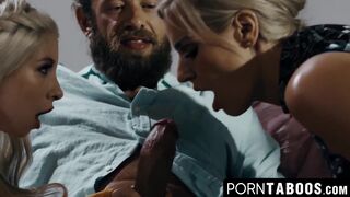 PornTaboos.com - Foot fetish babe Kenzie Reeves' doggystyle fuck and messy facial