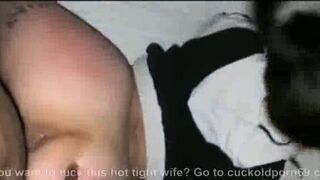 Gonzo SEX on the sofa of a former wife who loves cock