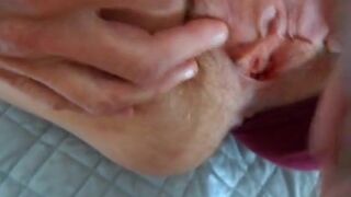 Hairy Pussy Exposed by Horny Amateur