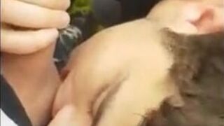 What He Does With His New iPhone: Gay Amateur Webcam Blowjob