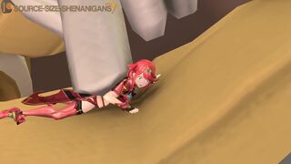 Pyra Gets Eaten Too - Giantess Vore