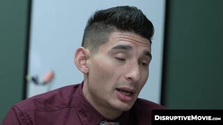 DisruptiveMovie.com - Muscular Daddy JJ Knight slams twink Jim Fitt in the office res