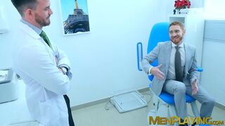 Doctor Franky Fox drilled doggystyle after blowing patient