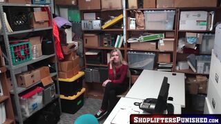 ShopliftersPunished.com - Teen Sierra Nicole hammered hard by security dude deep in h