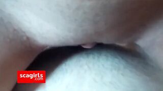 Amateur Close-up Creampie