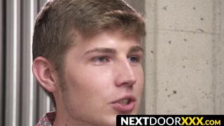 NextDoorXXX.com - Young man's throbbing cock begs for attention in jerk off session