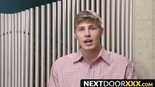 NextDoorXXX.com - Young man's throbbing cock begs for attention in jerk off session