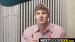 NextDoorXXX.com - Young man's throbbing cock begs for attention in jerk off session