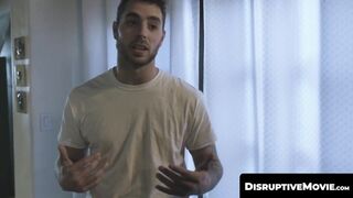 DisruptiveMovie.com - Fit stud Carter Woods worships stepbro Dante Colle's thick hard