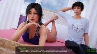 [Gameplay] Milfy City ep 54 cosplay erótico e espanhola da step sister