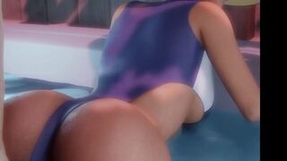 Jill Valentine sex in the pool [Grand Cupido]( Resident Evil )