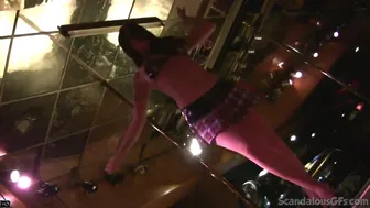 Scandalous GFs - Ameara Striptease show caught on tape