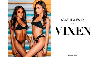Vixen - Emily Willis And Scarlit Scandal Are Getting Fucked By A White Dick