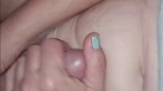 Smacking that pussy making her squirt!!