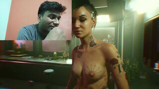 Cyberpunk 2077 Hentai Johnny Silverhand and fit girl Judy hidden sex scene