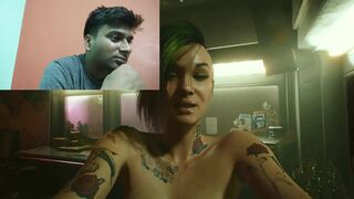 Cyberpunk 2077 Hentai Johnny Silverhand and fit girl Judy hidden sex scene