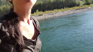 A Girl Piss by the River