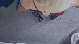 Crossdressing Whore Sucks Small Cock