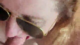 Wife POV Blowjob ends with Cumshot to Face