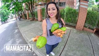 Mamacitaz - Sexy Latina Fruit Vendor Picked Up For Sex With Casting Agent