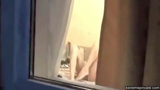 My stepsister caught with a long dong (voyeur)