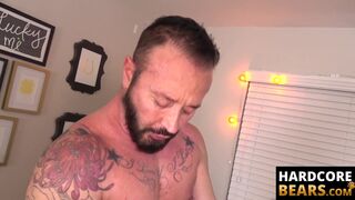 HardcoreBears.com - Fat hairy bear enjoys deepthroat and deep barebacking session int