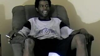 JoeSchmoeXXX.com - Hung black guy Jay pumps a huge load of cum from his monster dick