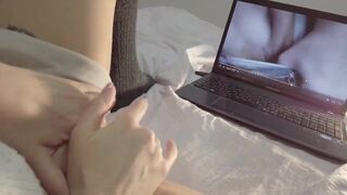 Russian Solo Female Masturbates to Orgasm on Webcam