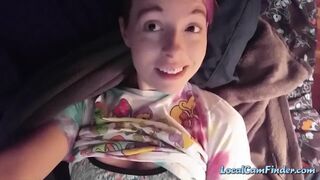 Edging Myself - Solo Teen Babe Fingering Webcam Show