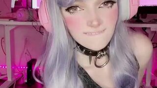 Exposed OnlyFans - Naughty Gamer Girl Amber Kawaii Creampies Her Pussy Solo