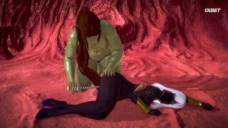 Anal - Futa - Orc x Martian Queen Tyrahnee 1 серия