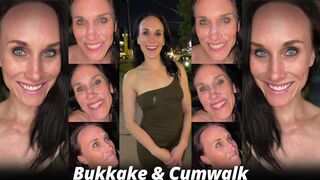 bukkake cumwalk