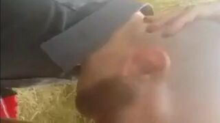 Gangbang Blowjob in the Parking Lot Calle