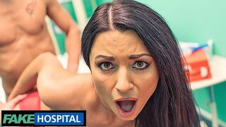 Fake Hospital - Polish MILF Ania Kinski Show Off her NEW BOOBS to her Doctor -