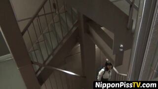 NipponPissTV.com - Real Japanese cuties filmed while peeing and having fun in public