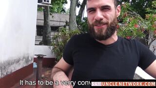 SayUncleNetwork.com - Bearded Latino's rough raw anal penetration by his lovers