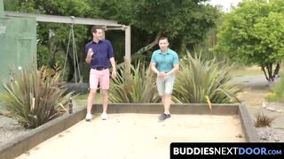 BuddiesNextDoor.com - Dante and Lance tag-team service each other in a feverish fuck