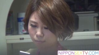 NipponSexTV.com - Japanese cutie taped undressing and playing with her pussy