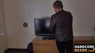 HardcoreBears.com - Chubby cub and hairy bear ass fuck passionately in a cheap motel