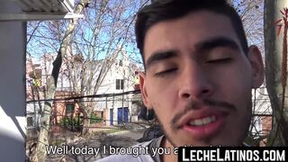 LecheLatinos.com - Straight jock's raw breeding and facial for cash in a kinky encoun