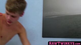 RawTwinkys.com - Anthony gets butt fucked once hes sucked Jeremy off good and hard