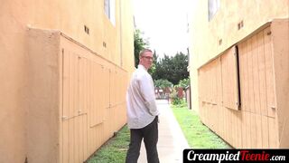 CreampiedTeenie.com - Redhead cutie Cassidy Bliss gets wild fucking her neighbors big